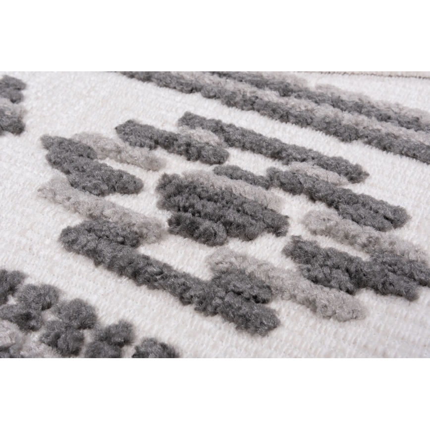 Alfombra oriental NEPAL 80 x 153 cm gris