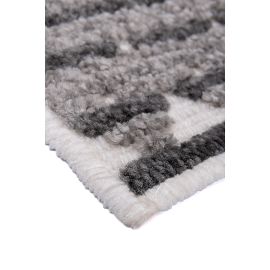 Alfombra oriental NEPAL 80 x 153 cm gris