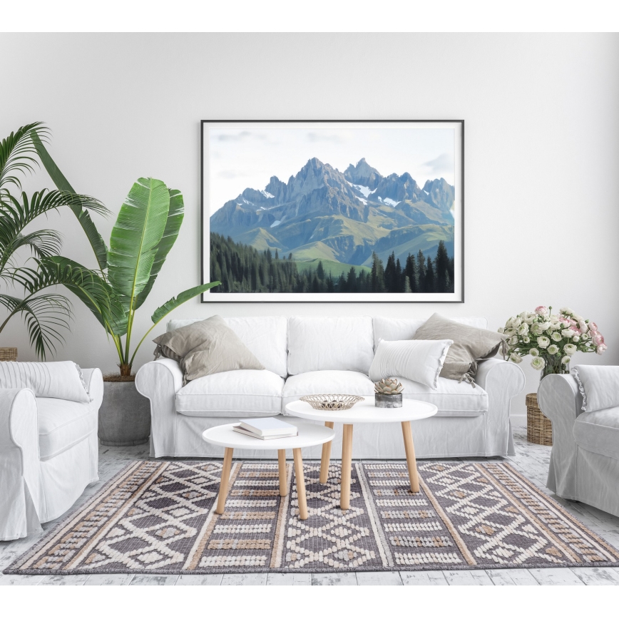 Alfombra oriental NEPAL 80x153 cm gris