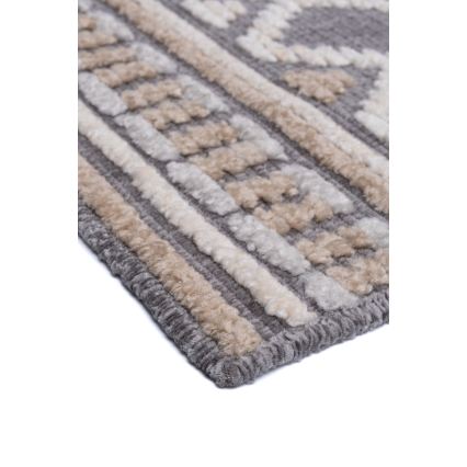 Alfombra oriental NEPAL 80x153 cm gris