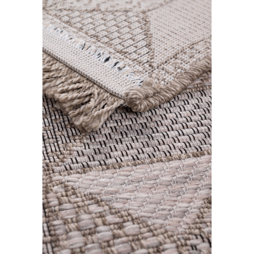 Alfombra para exterior ORIA 160x220 cm gris/beige