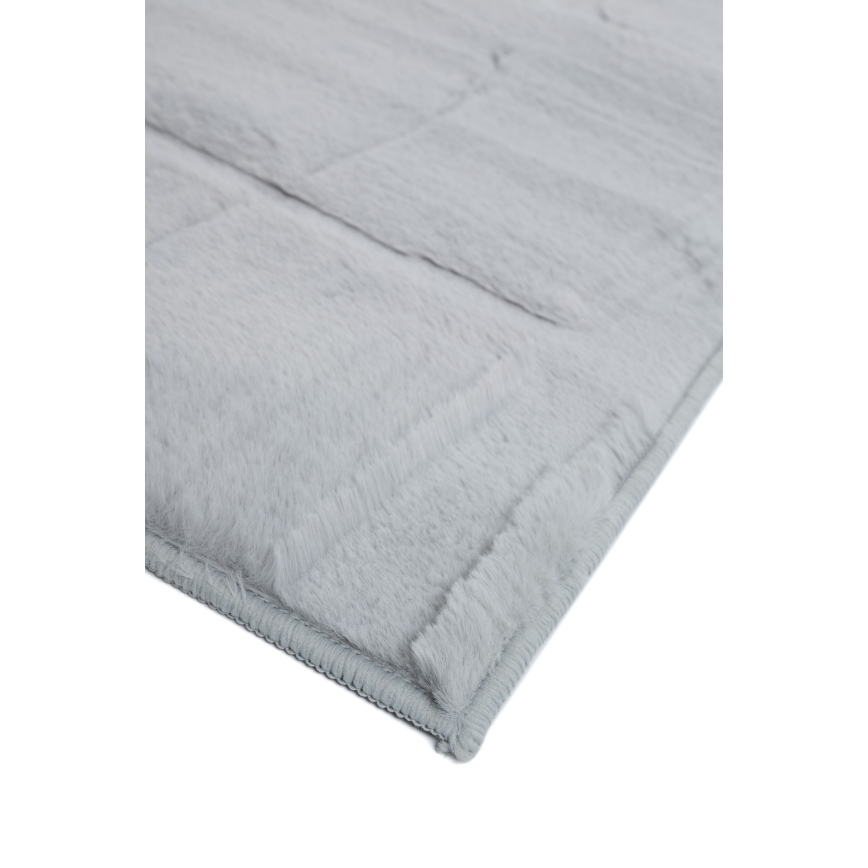 Alfombra RABBIT 3D 120x170 cm, gris claro