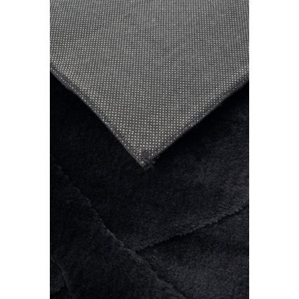 Alfombra RABBIT 3D 120x170 cm negra