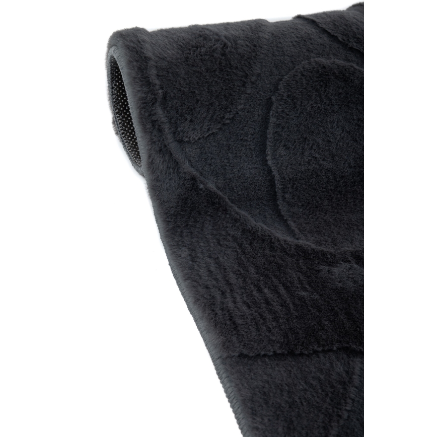 Alfombra RABBIT 3D 160x230 cm antracita