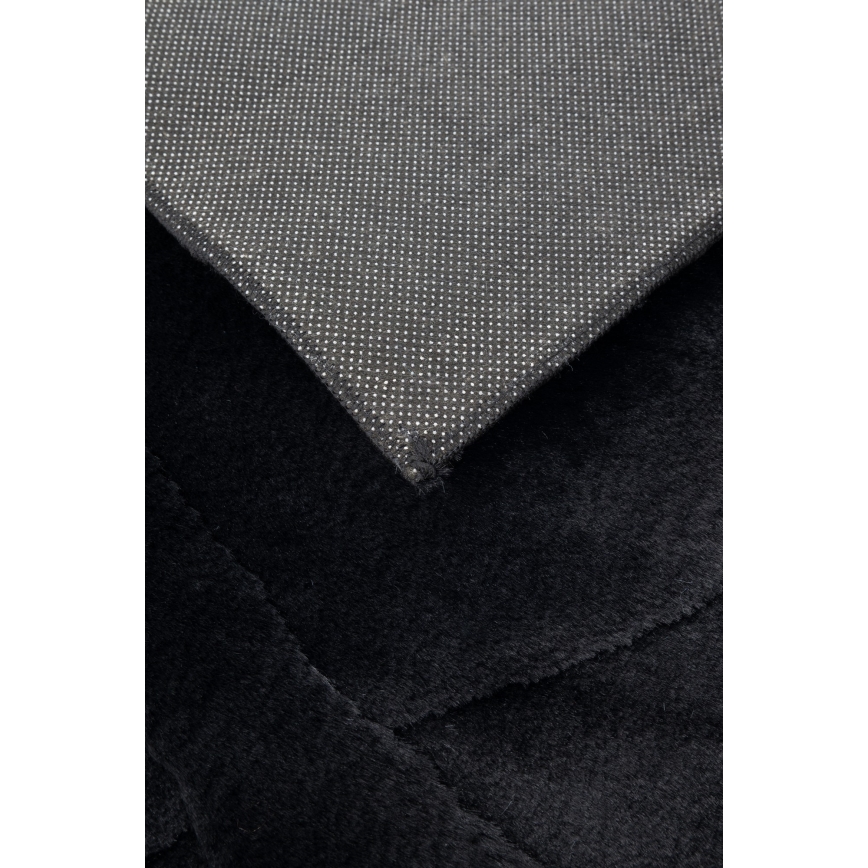 Alfombra RABBIT 3D 160x230 cm negra