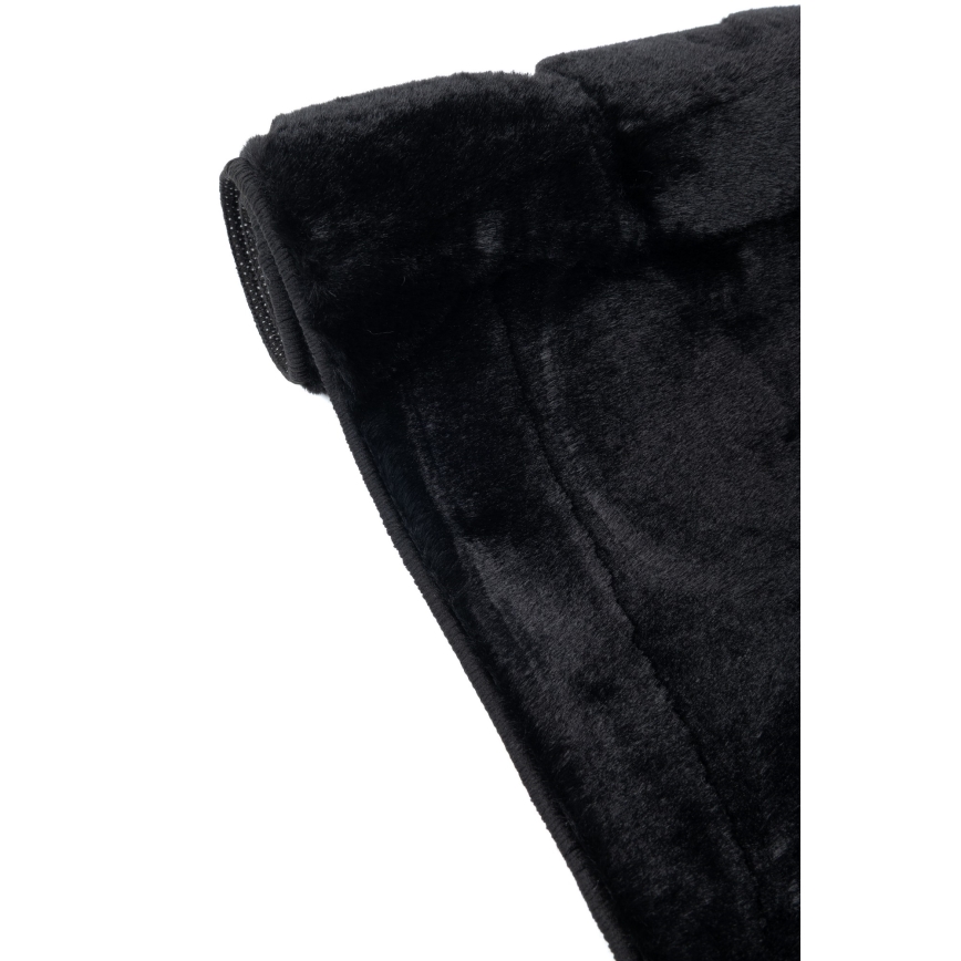 Alfombra RABBIT 3D 160x230 cm negra