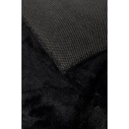 Alfombra RABBIT 3D 160x230 cm negra