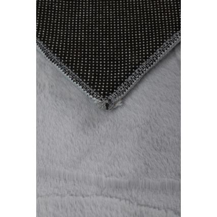 Alfombra RABBIT 3D 80x150 cm gris claro