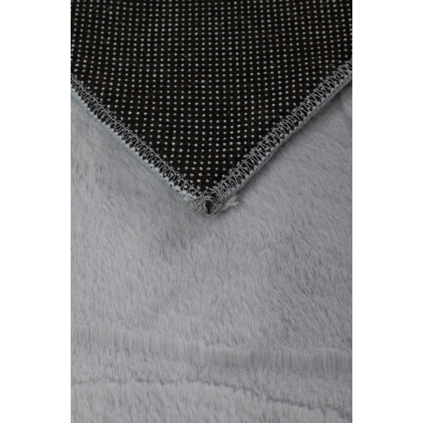 Alfombra RABBIT 3D 80x150 cm gris claro