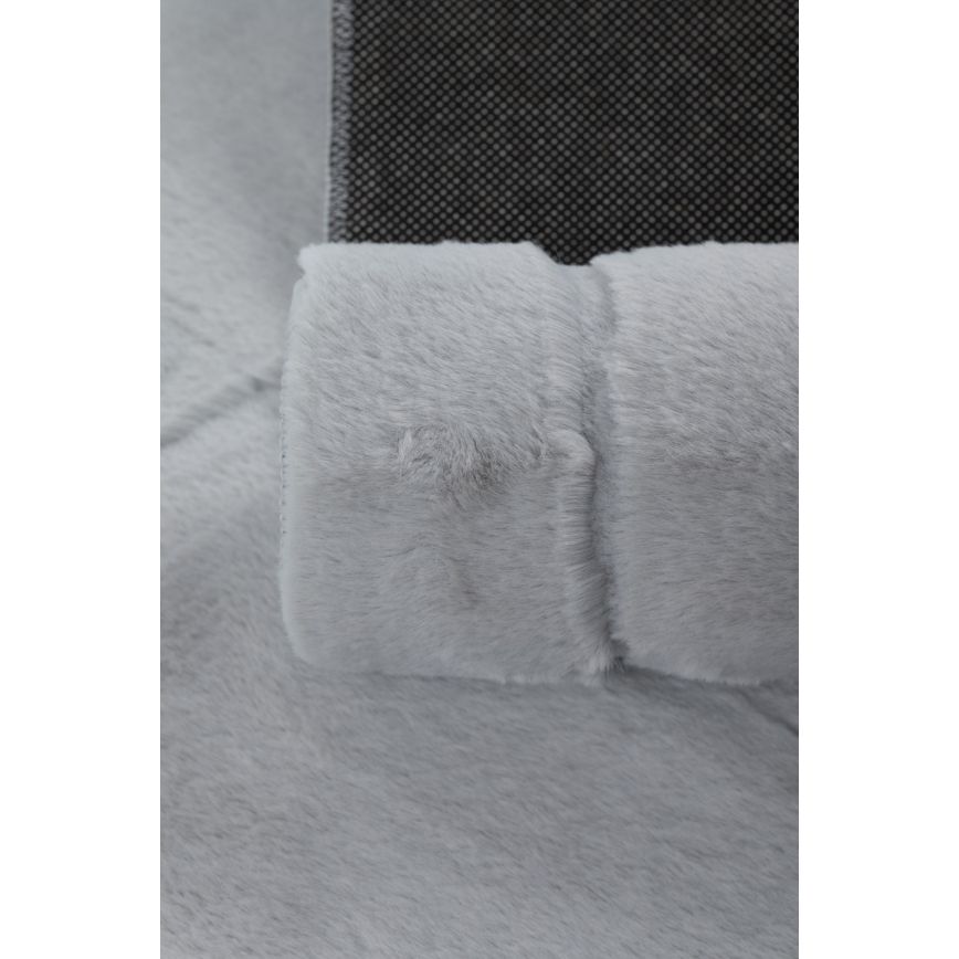 Alfombra RABBIT 3D 80x150 cm gris claro