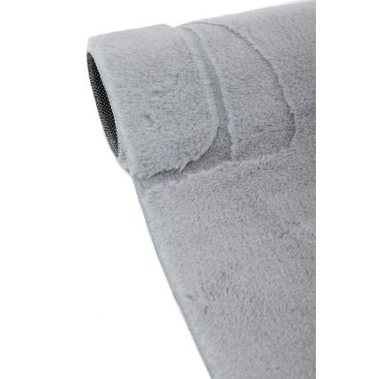Alfombra RABBIT 3D 80x150 cm gris claro