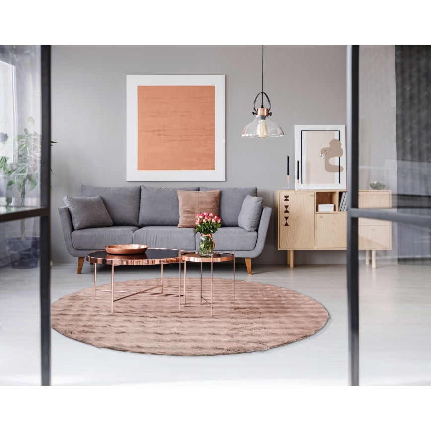 Alfombra RABBIT BUBBLE 160 cm beige