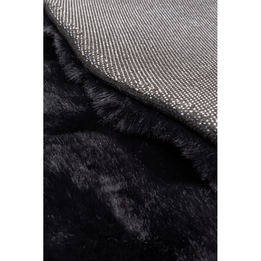 Alfombra RABBIT BUBBLE 160 cm negra