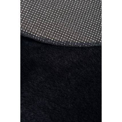 Alfombra RABBIT-FOX 60x90 cm, negra