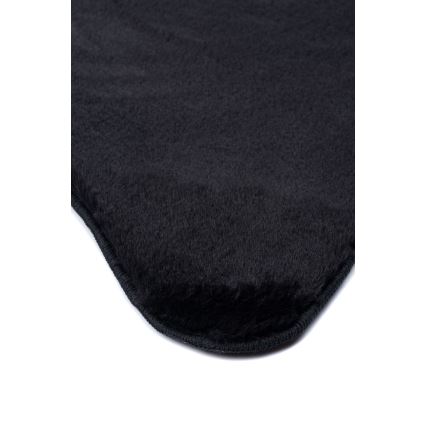 Alfombra RABBIT-FOX 60x90 cm, negra