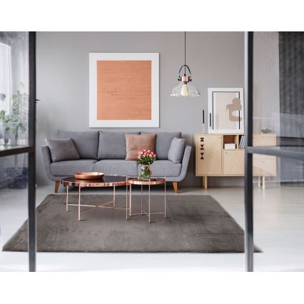 Alfombra RABBIT-ROSA NEW 160x230 cm 2000g/m2 marrón