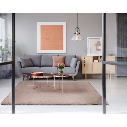 Alfombra RABBIT-ROSA NEW 80 x 150 cm 2000 g/m² beige