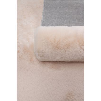 Alfombra RABBIT-ROSA NEW 80x150 cm 2000g/m2 crema