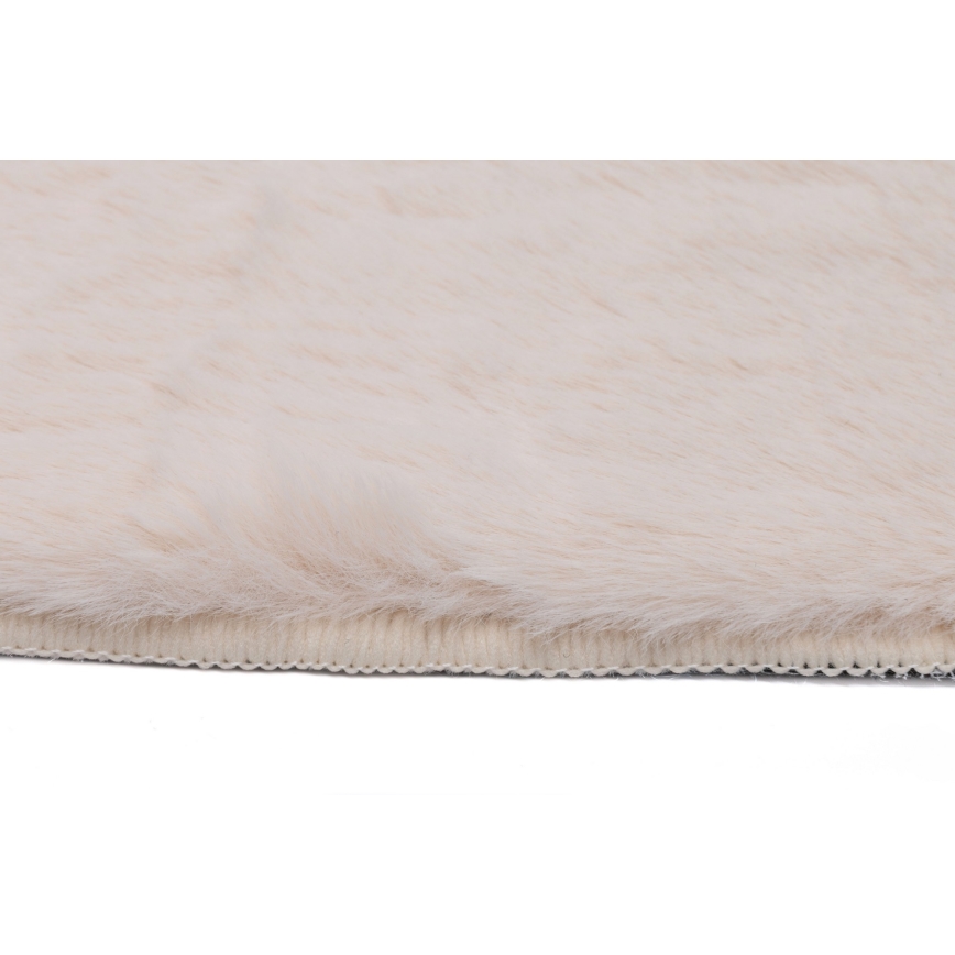 Alfombra RABBIT-ROSA NEW 80x150 cm 2000g/m2 crema