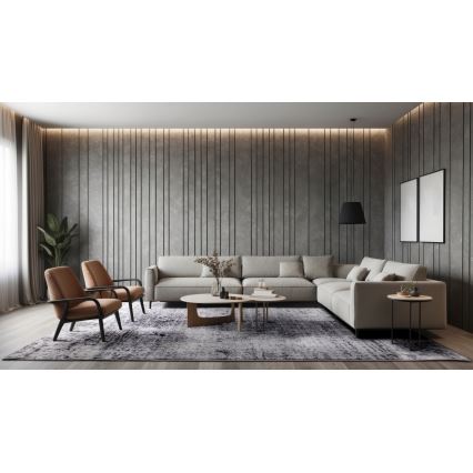 Alfombra SALAMANCA 120x170 cm gris/blanco