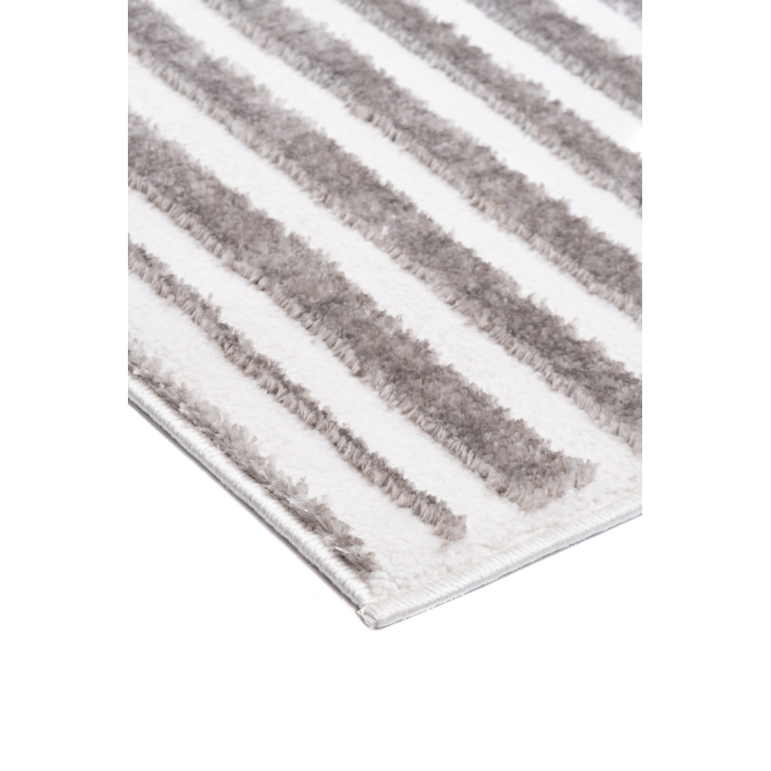 Alfombra SALAMANCA 67x120 cm gris/blanco