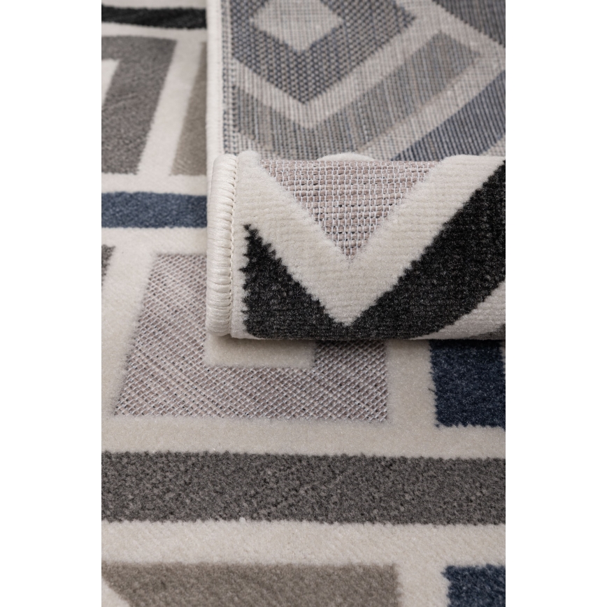 Alfombra SHIFT 160x220 cm gris/azul