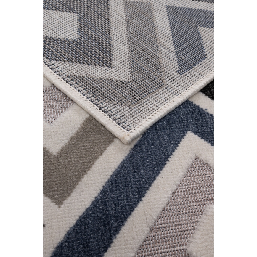 Alfombra SHIFT 160x220 cm gris/azul