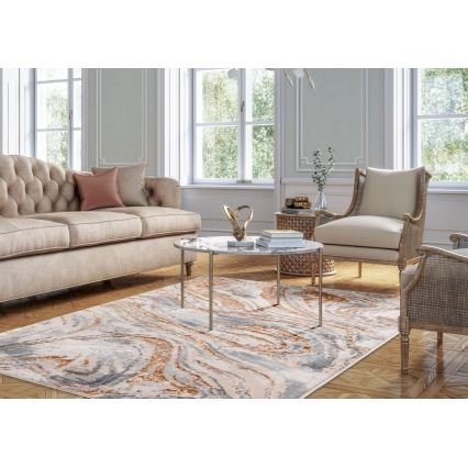 Alfombra STONE 120x160 cm beige/gris