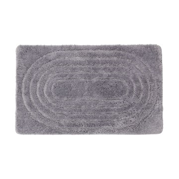 Alfombrilla de baño CARMEN 50x80 cm gris