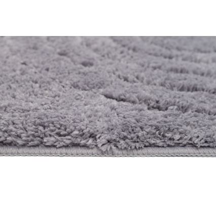 Alfombrilla de baño CARMEN 50x80 cm gris