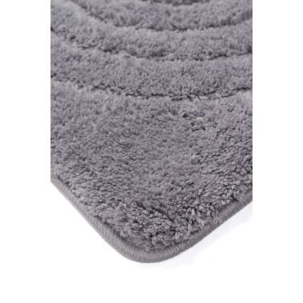 Alfombrilla de baño CARMEN 50x80 cm gris