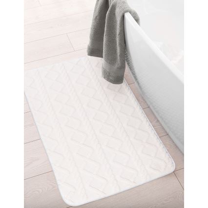 Alfombrilla de baño NEW STYLE 3D 60x90 cm crema