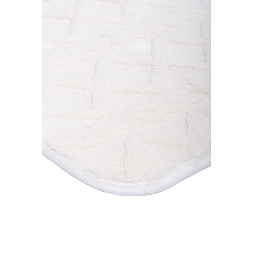 Alfombrilla de baño NEW STYLE 3D 60x90 cm crema