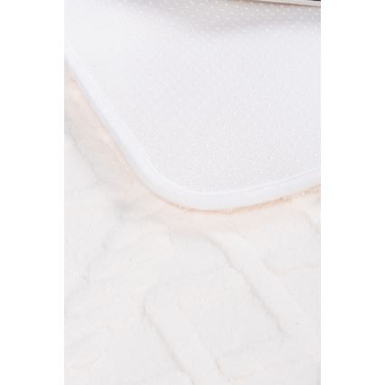 Alfombrilla de baño NEW STYLE 3D 60x90 cm crema