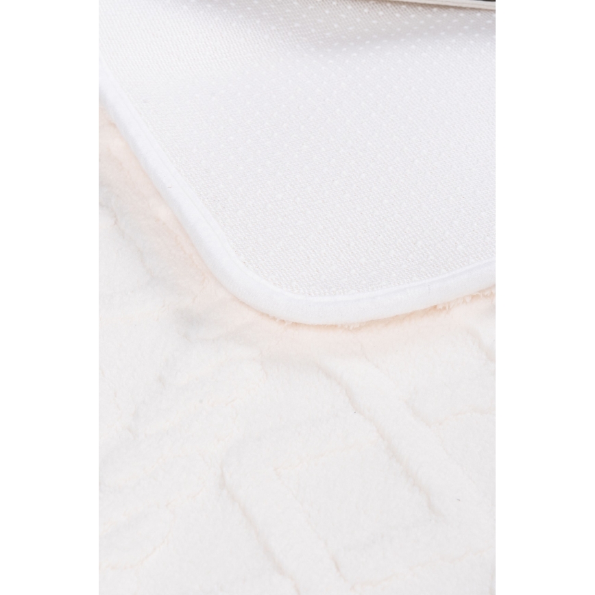 Alfombrilla de baño NEW STYLE 3D 60x90 cm crema