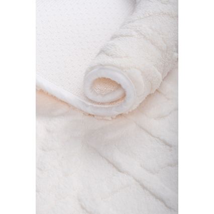 Alfombrilla de baño NEW STYLE 3D 60x90 cm crema