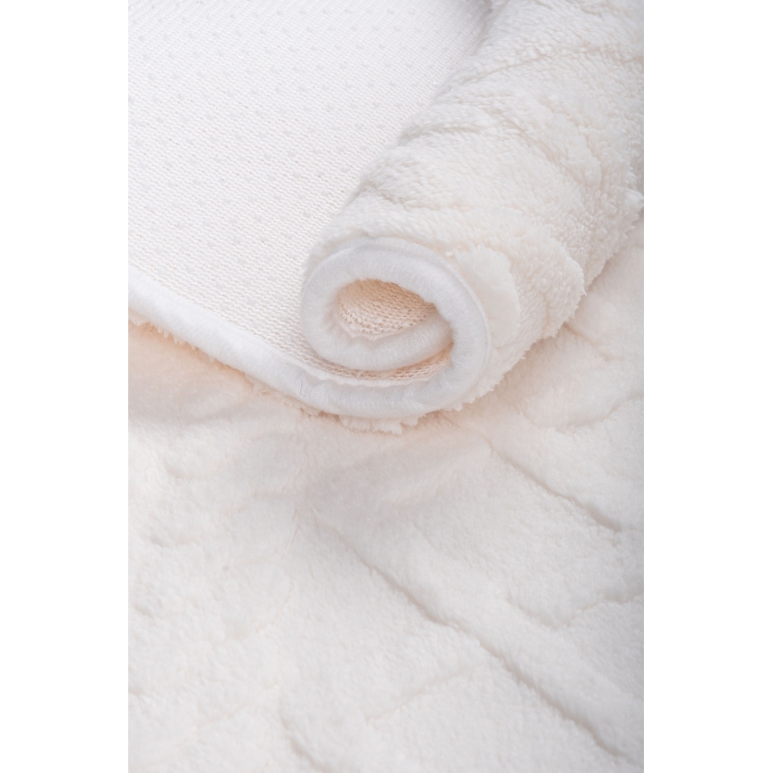 Alfombrilla de baño NEW STYLE 3D 60x90 cm crema