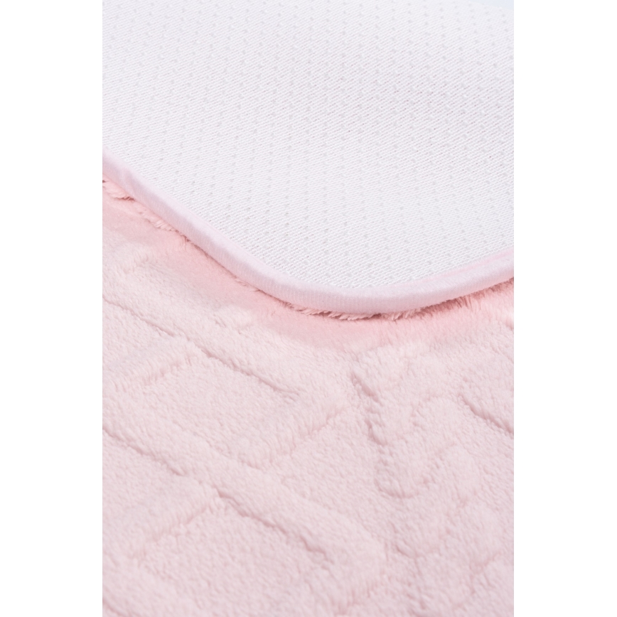 Alfombrilla de baño NEW STYLE 3D 60x90 cm rosa