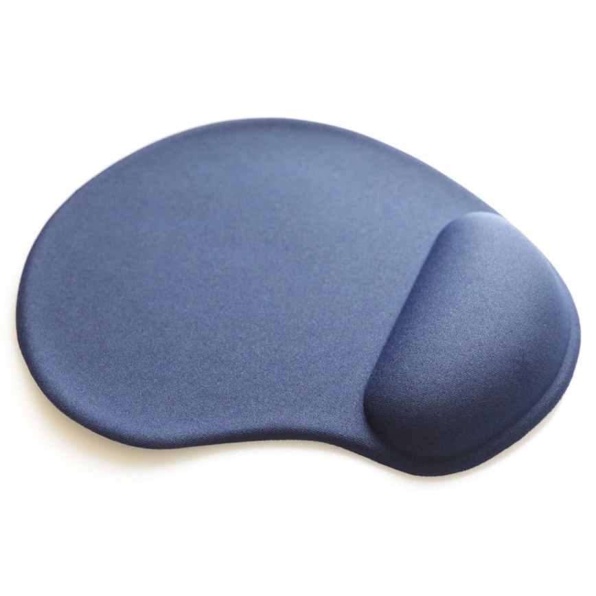 Alfombrilla de gel para ratón azul