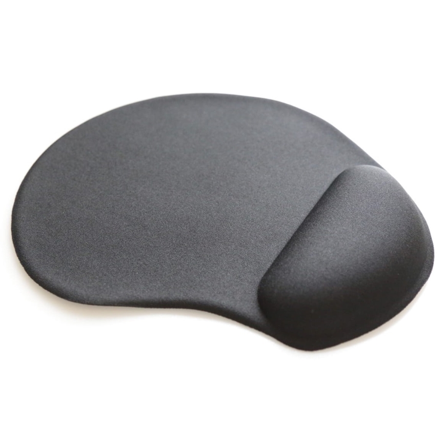Alfombrilla de gel para ratón negro