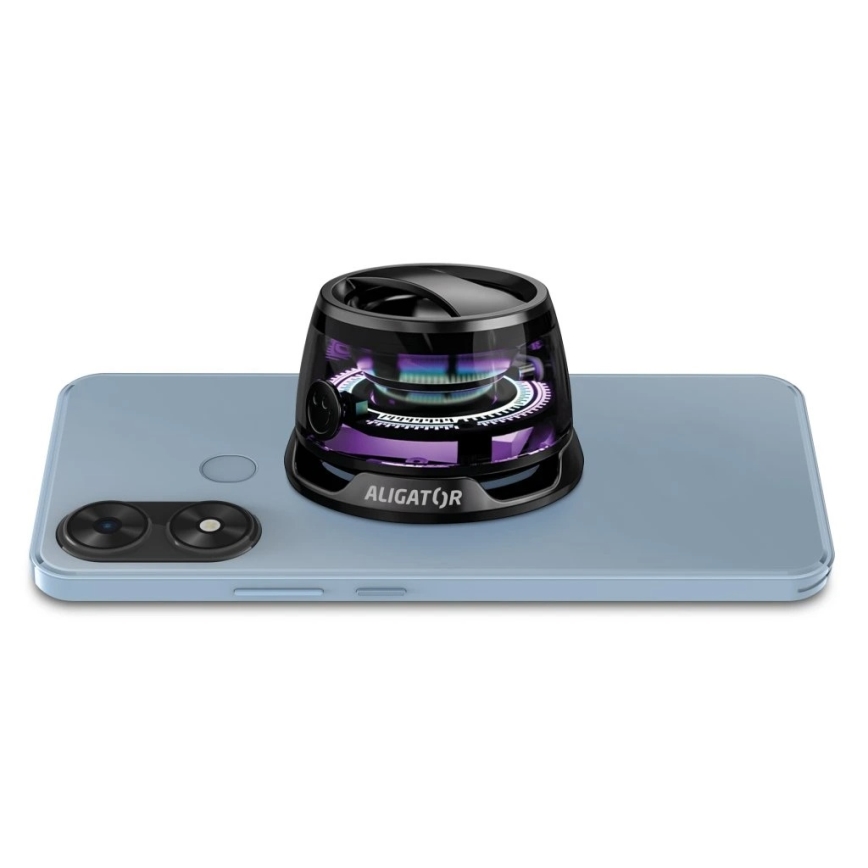 Aligator ABSMB01 - Altavoz magnético para MagSafe Mini Beat 400 mAh negro