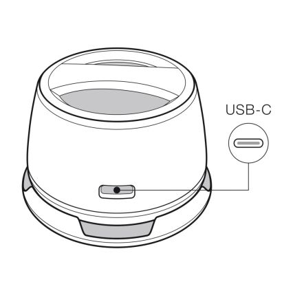 Aligator ABSMB01 - Altavoz magnético para MagSafe Mini Beat 400 mAh negro