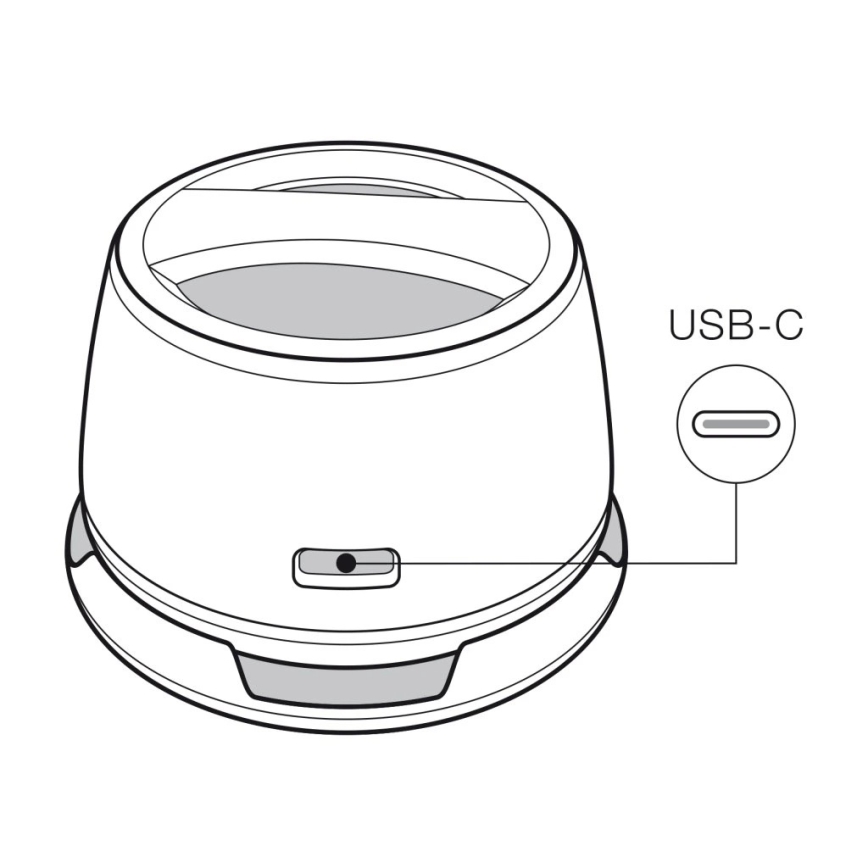 Aligator ABSMB01 - Altavoz magnético para MagSafe Mini Beat 400 mAh negro