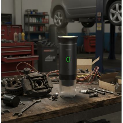 Aligator ACM002 - Cafetera portátil recargable PortaCaffé 3 en 1 72W/7500 mAh gris