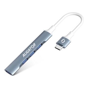 Aligator AHUB002 - concentrador USB-C 4 en 1
