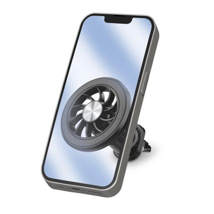 Aligator AMS06BK - Soporte magnético para teléfono de automóvil compatible con MagSafe, negro