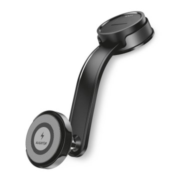 Aligator AMS07BK - Soporte de coche para teléfono con brazo flexible MagSafe, negro
