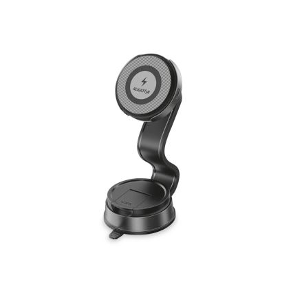 Aligator AMS07BK - Soporte de coche para teléfono con brazo flexible MagSafe, negro