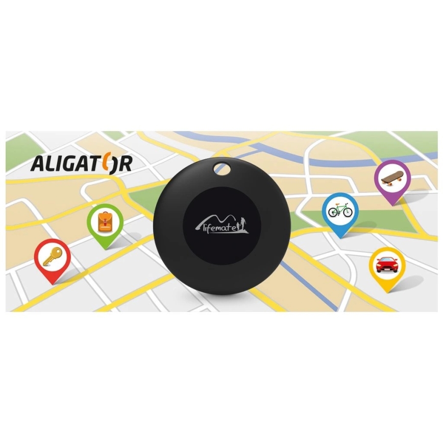 Aligator APD001 - Localizador Life Tag 1xCR2032 IP65 negro