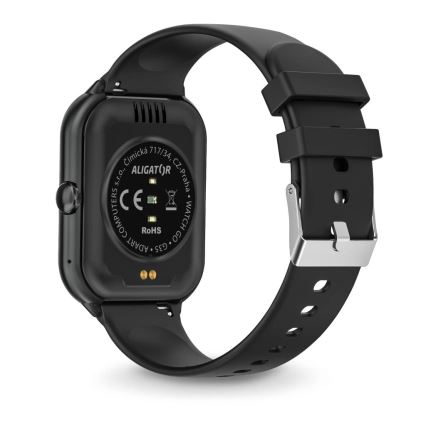 Aligator AW10BK - Reloj inteligente Watch GO 220 mAh IP67 negro